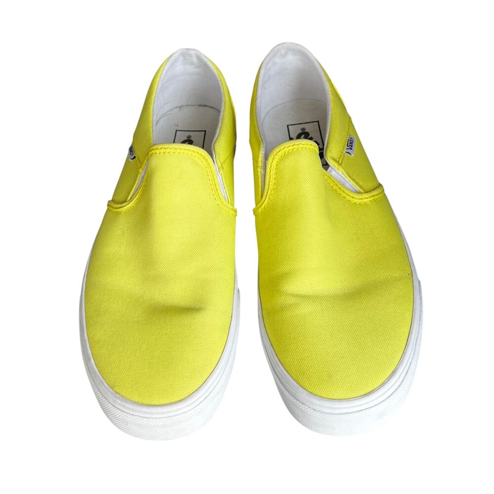 Vans Yellow Slip-On Athletic Shoes